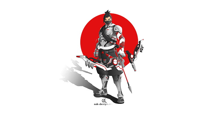 Hanzo, Genji, Genji (Overwatch), Genji Shimada, Oni Genji (Overwatch), HD wallpaper