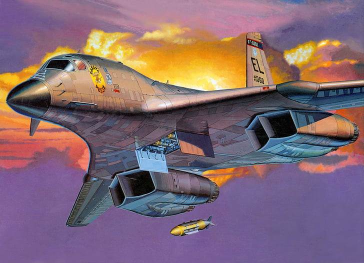 Bombers, Rockwell B-1 Lancer, HD wallpaper