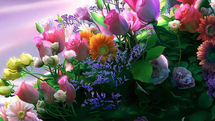 flower, bouquet, floristry, flower arranging, floral design, HD wallpaper