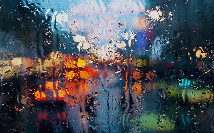 somedays, rain, window, wet, nature, drop, water, glass - material, HD wallpaper