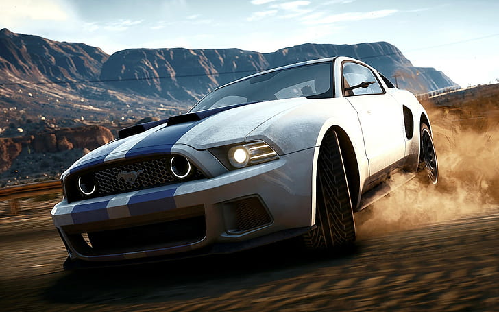 Game Need For Speed Rivals, NFS, Ford, Mustang, Shelby, Shift, HD wallpaper