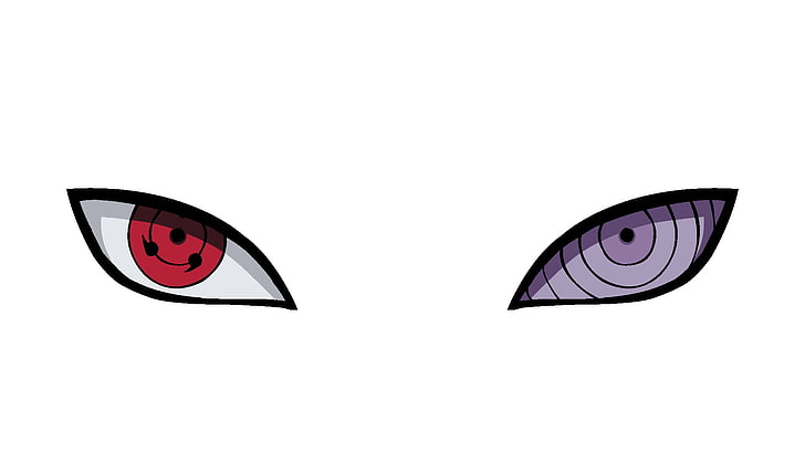 Naruto sharingan eye illustration, Rinnegan, Naruto Shippuuden