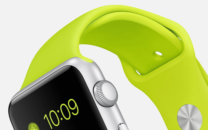 Apple Watch Theme HD Desktop Wallpaper 18, green color, technology
