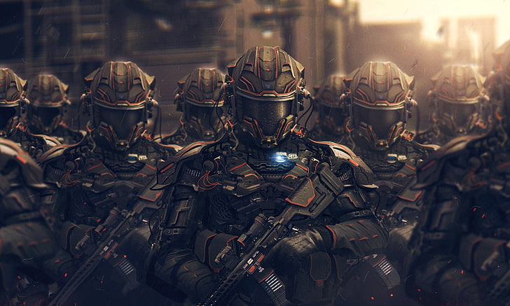 HD wallpaper: Military, Soldier, Futuristic, Sci Fi, armed forces, metal | Wallpaper Flare
