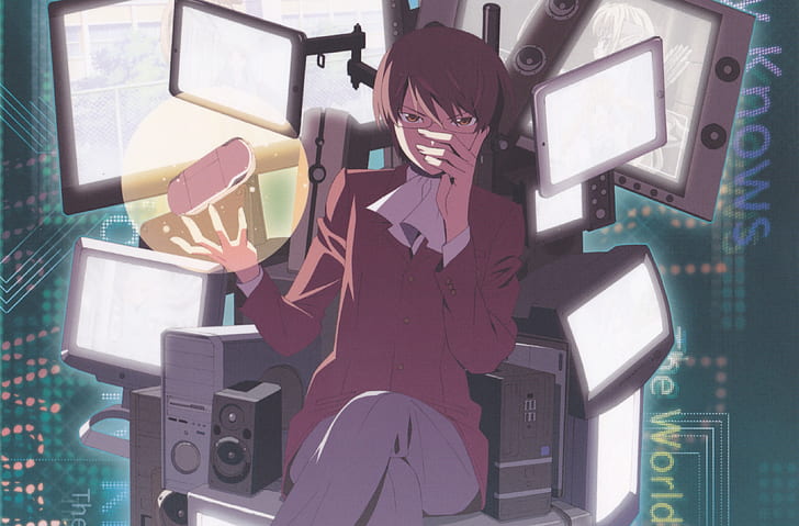 Anime, The World God Only Knows, Keima Katsuragi, HD wallpaper