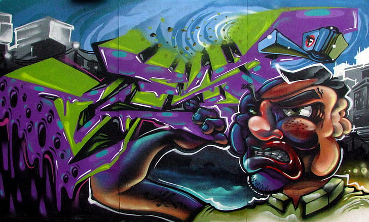 HD wallpaper: art, color, graffiti, paint, peinture, psychedelic, rue, tag  | Wallpaper Flare