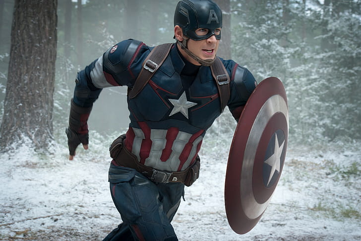 HD wallpaper: Chris Evans, Captain America, Avengers 2, Best Movies of 2015  | Wallpaper Flare
