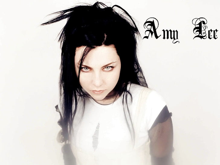 amy, babes, brunettes, evanescence, females, girls, gothic, HD wallpaper