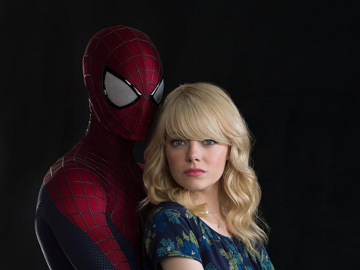 Spider-Man, The Amazing Spider-Man 2, Emma Stone, HD wallpaper