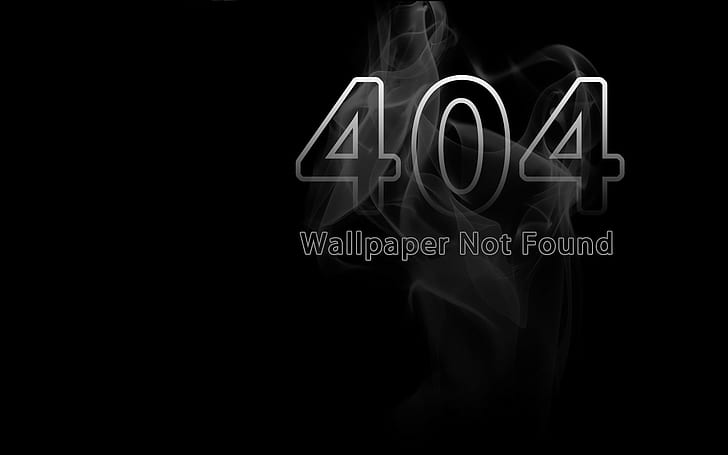 404 not found, black background, studio shot, copy space, text