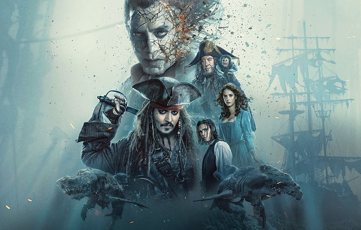Pirates of the Caribbean: Dead Men Tell No Tales, movies, representation, HD wallpaper