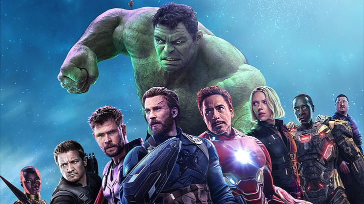 avengers 4, movies, 2019 movies, hd, poster, iron man, hulk, HD wallpaper
