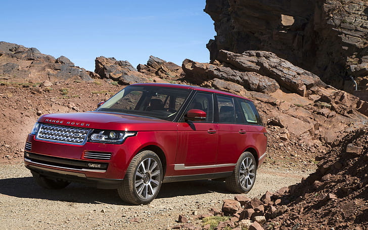 2013 Land Rover Range Rover in Morocco, red range rover suv, cars, HD wallpaper