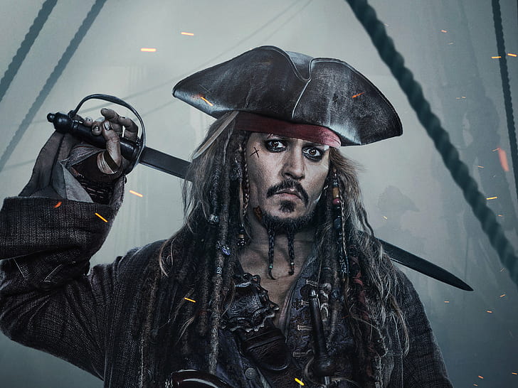 Pirates of the Caribbean: Dead Men Tell No Tales, movies, Johnny Depp, HD wallpaper