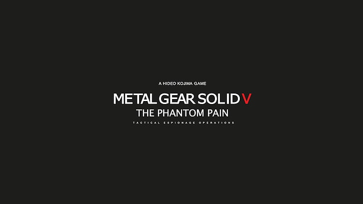 metal gear solid v the phantom pain logo