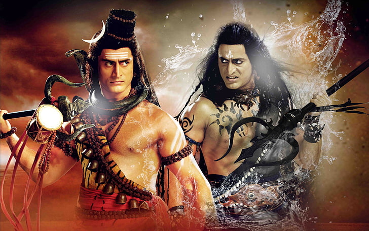 HD wallpaper: Epic War On Mahadev, two man digital wallpaper, God, Lord  Shiva | Wallpaper Flare