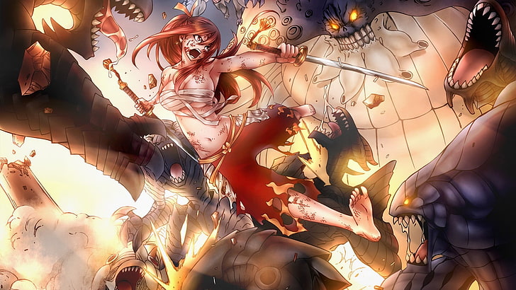 Fairy Tail images Erza Scarlet HD wallpaper and background photos ... |  Fairy tail images, Fairy tail, Fairy tail pictures
