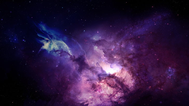 galaxy, cosmos, astronomy, universe, night, star - space, sky, HD wallpaper