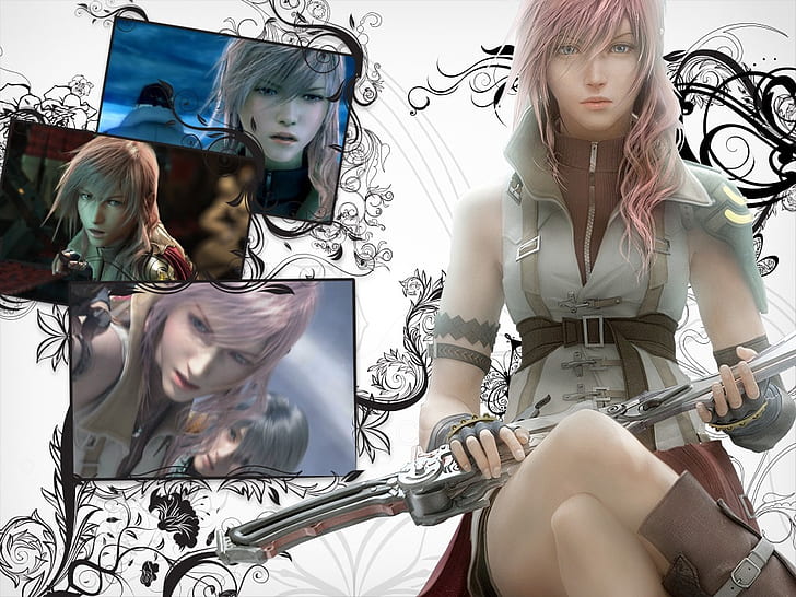 beautiful cool Lightning Video Games Final Fantasy HD Art, HD wallpaper