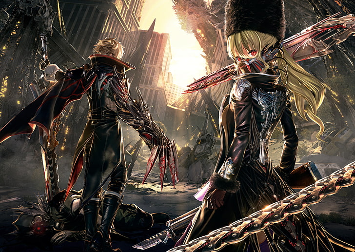 PlayStation 4, Code Vein, 2018, PC, Xbox One, 8K, 4K, art and craft