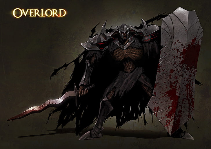 Overlord game digital wallpaper, Anime, Death Knight (Overlord), HD wallpaper