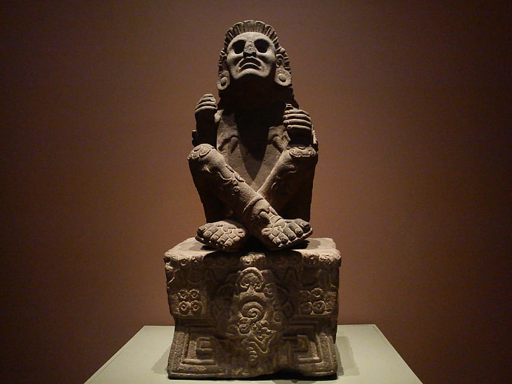Mexico, Aztec, statue, art and craft, sculpture, representation, HD wallpaper