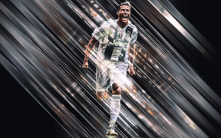 Soccer, Cristiano Ronaldo, Juventus F.C., HD wallpaper