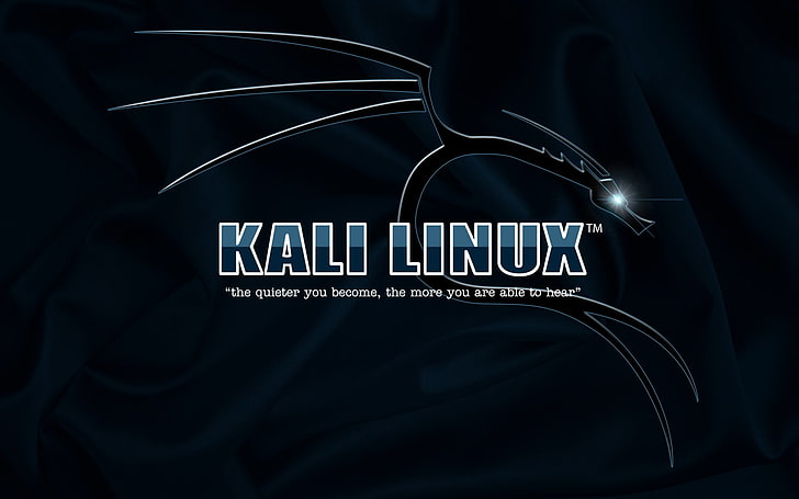 black and white Adidas crew-neck shirt, Kali Linux, text, western script HD wallpaper