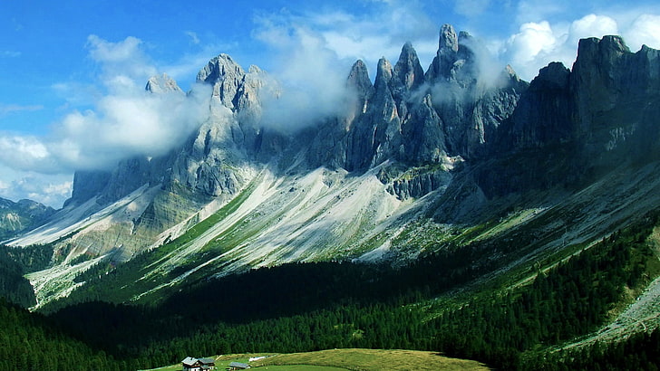 nature, mountain, landscape, glacier, mountains, valley, snow, HD wallpaper