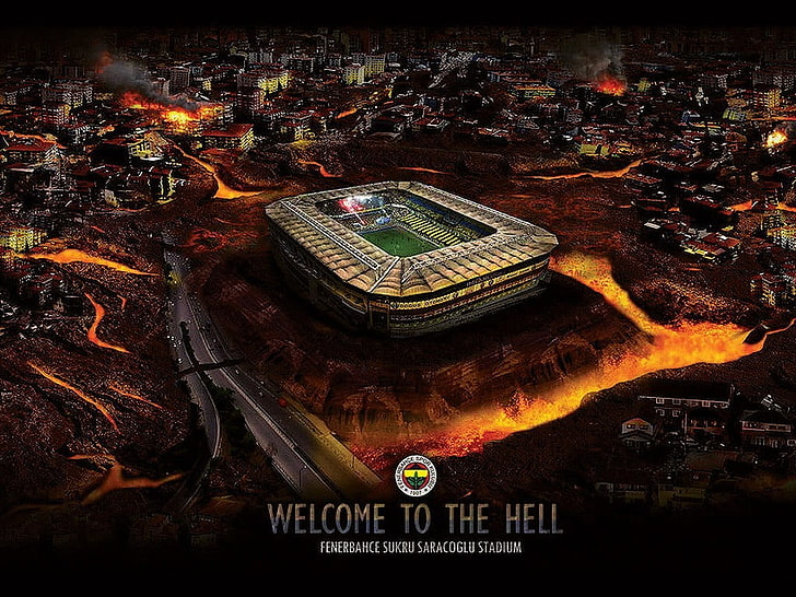 sports field photo, Fenerbahçe, architecture, building exterior, HD wallpaper