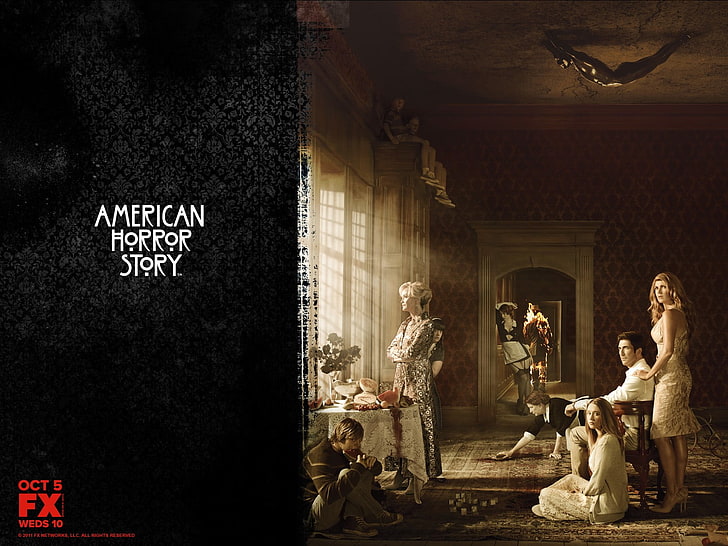 American Horror Story, human representation, architecture, women, HD wallpaper