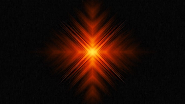 Hd Wallpaper Orange Abstract Glowing Zoom Lens Distortion Black Background Wallpaper Flare