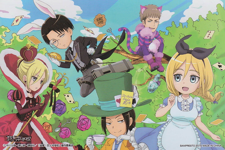 Anime, Attack On Titan: Junior High, Annie Leonhart, Historia Reiss, HD wallpaper