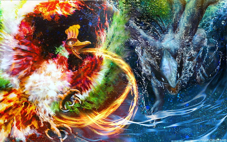 HD wallpaper: red hein illustration, Pokémon, Ho-oh (Pokémon), Legendary  Pokémon | Wallpaper Flare