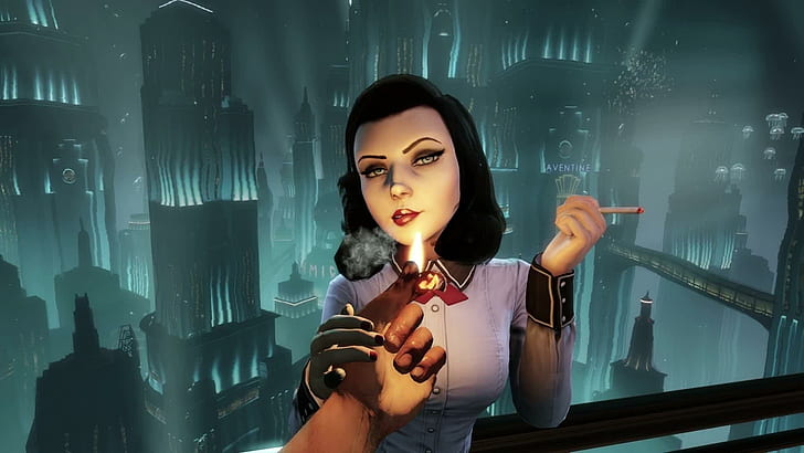 Elizabeth - BioShock Infinite - Burial at Sea, female 3d character