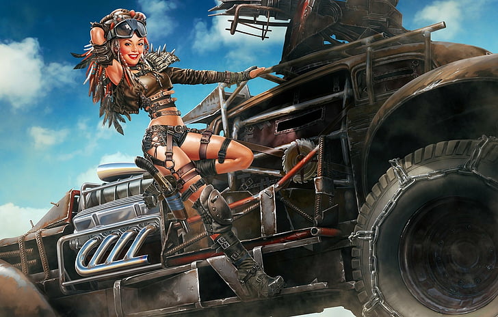 Video Game, Crossout, Crossout (Video Game), Girl, Lipstick