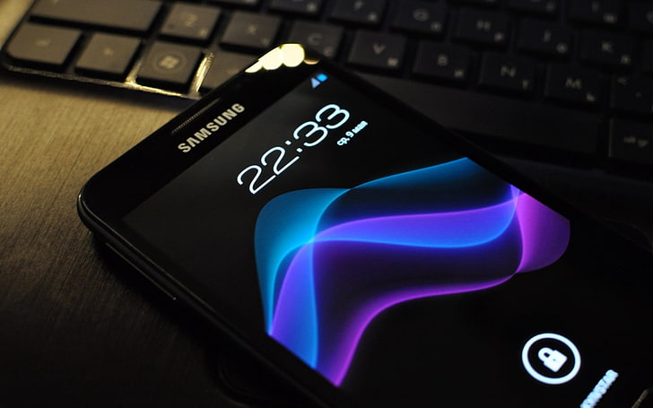 black Samsung smartphone, galaxy, android, note, technology, computer, HD wallpaper