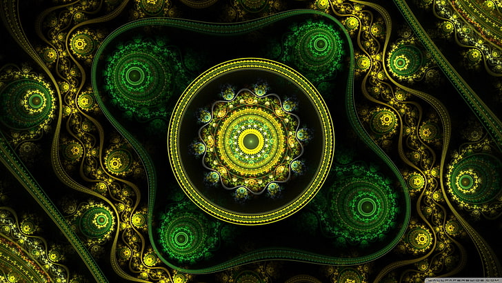psychedelic, trippy, fractal, no people, pattern, backgrounds, HD wallpaper
