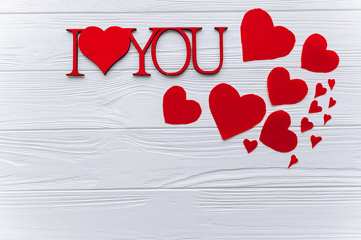 love, heart, red, wood, romantic, hearts, valentine's day, gift, HD wallpaper