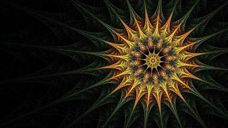 fractal art, symmetry, close up, macro photography, pattern