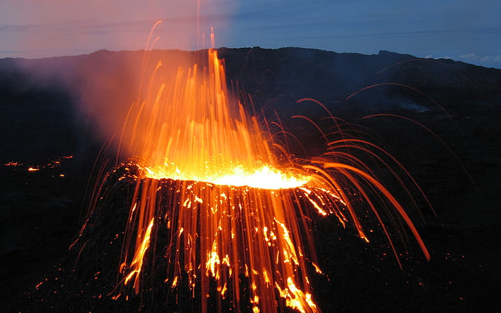 Volcanic eruption power