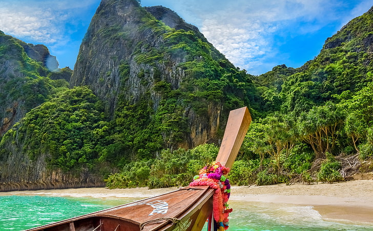 Phi Phi Islands, Asia, Travel, Exotic, Beach, Nature, Paradise, HD wallpaper