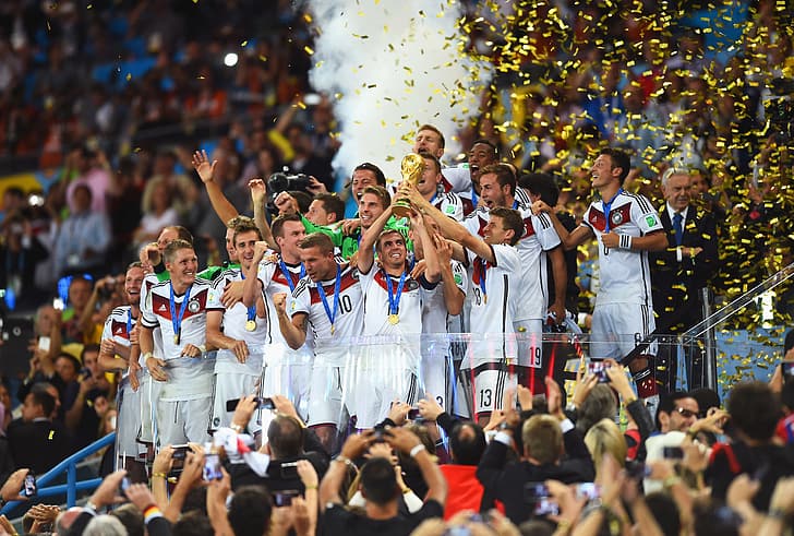 Germany, Mesut Ozil, Sami Khedira, FIFA, Bastian Schweinsteiger, HD wallpaper