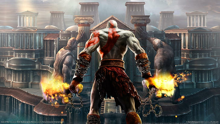 God of War 2 HD, games, HD wallpaper