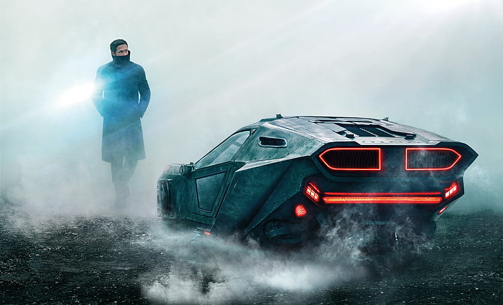 Blade Runner 2049, Ryan Gosling, science fiction, movies, mode of transportation, HD wallpaper