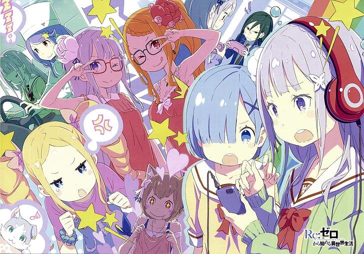 Re:Zero Kara Hajimeru Isekai Seikatsu, anime girls, Rem (Re: Zero), HD wallpaper