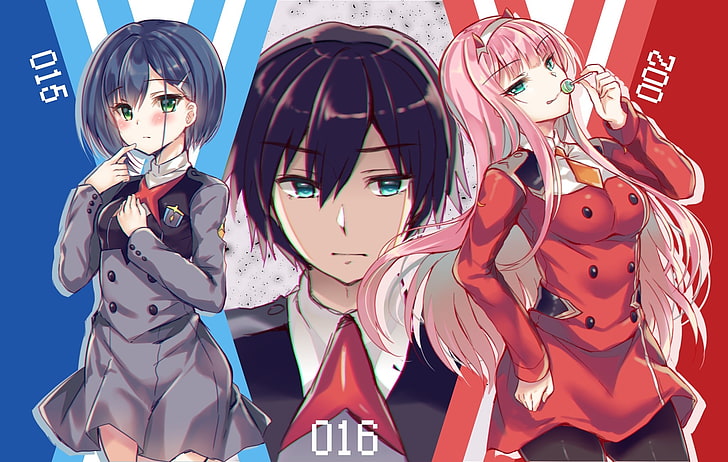 HD wallpaper: darling in the franxx, zero two, ichigo, hiro, Anime,  representation | Wallpaper Flare