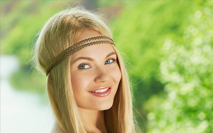 Online Crop Hd Wallpaper Blondes Women Models Smiling Mpl Studios Magazine Talia Headbands