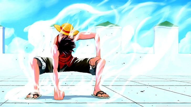 One Piece Monkey D. Luffy wallpaper, real people, one person, HD wallpaper