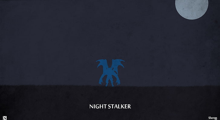 Night Stalker - DotA 2, Night Stalker vector digital wallpaper, HD wallpaper